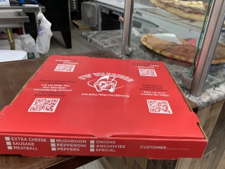 Pizza Box Advertising